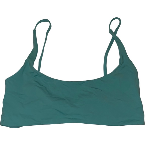 NOWT Dippin’ Daisy’s Seafoam Green Twist Back Bikini Top - Picture 1 of 5